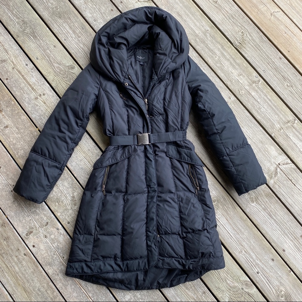 Cole Haan Down + Feather Puffer Coat